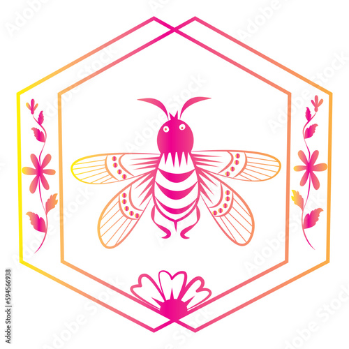 Bee Drawing Outline