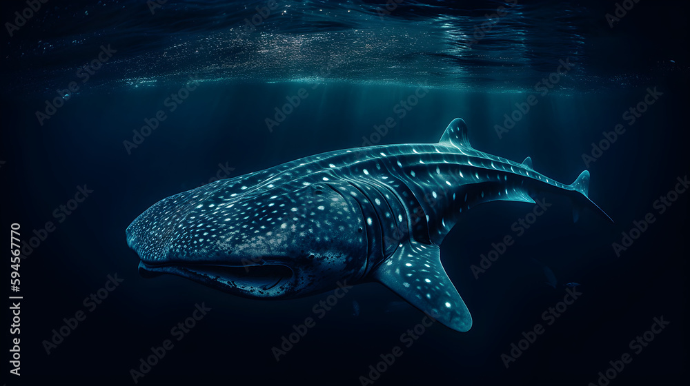 Fototapeta premium whale shark in the aquarium