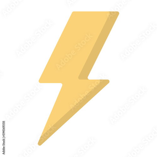 Flash Flat Icon