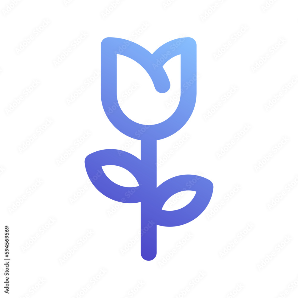 tulip gradient icon tulip gradient icon