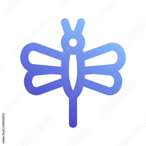 dragonfly gradient icon