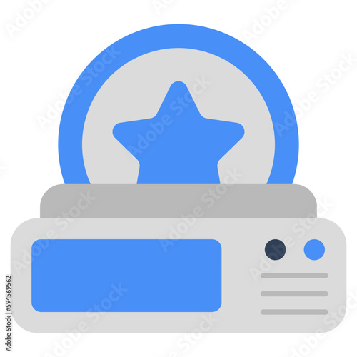 Perfect design icon of CD rom