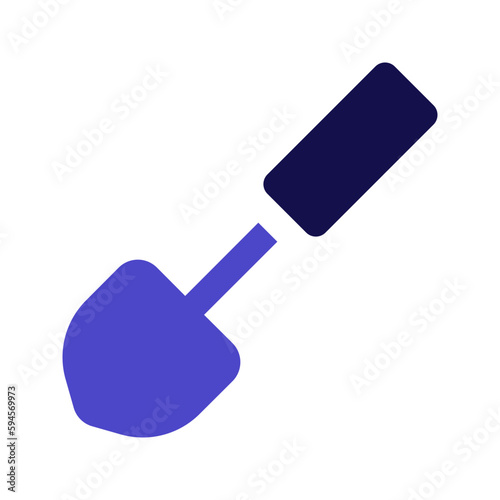 shovel bicolor icon