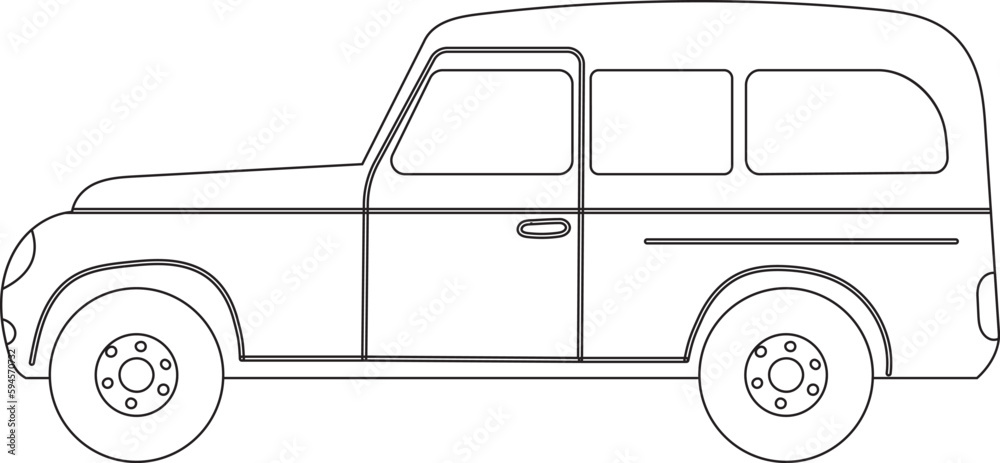 car coloring book for children isolated,isolated vector