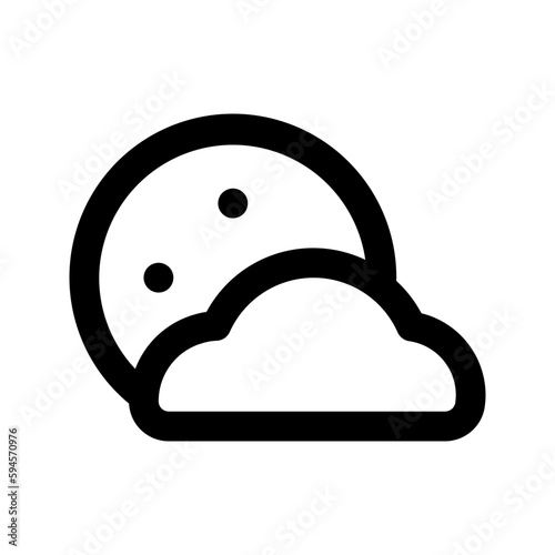cloudy night icon