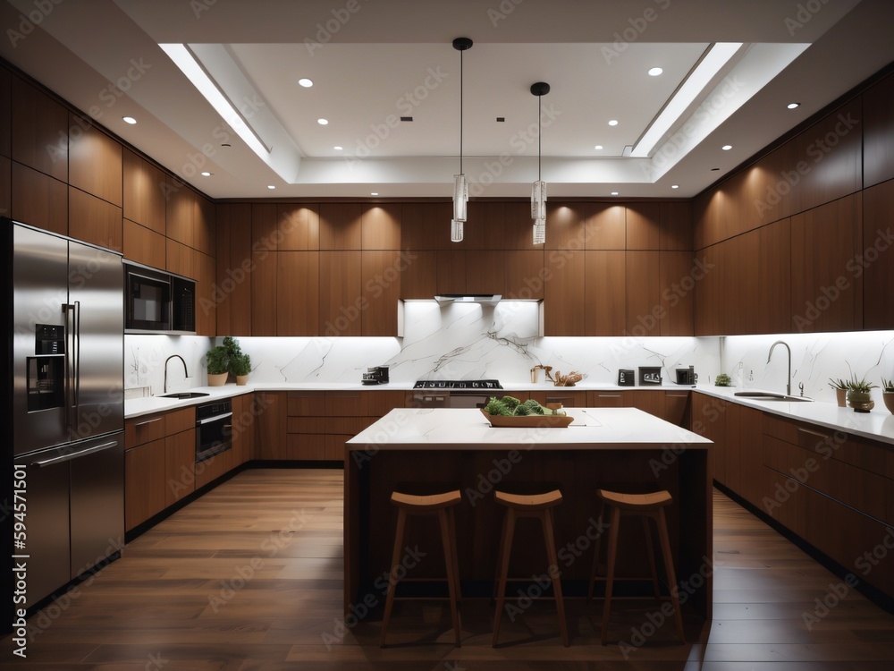 Fototapeta premium modern kitchen in style