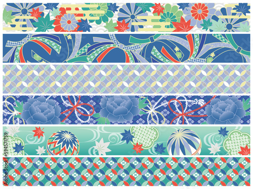 和柄の帯セット