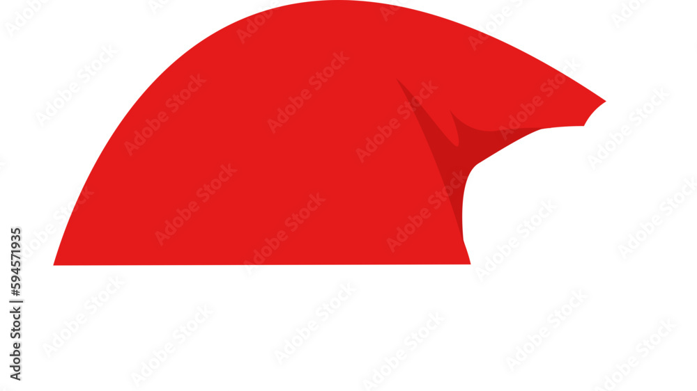 Christmas Santa Claus hat. New Year red hat.