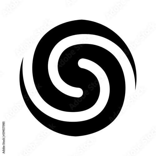 tornado glyph icon