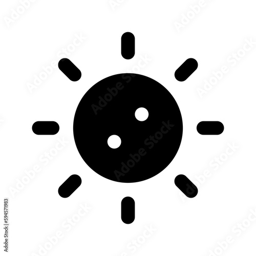 total eclipse glyph icon