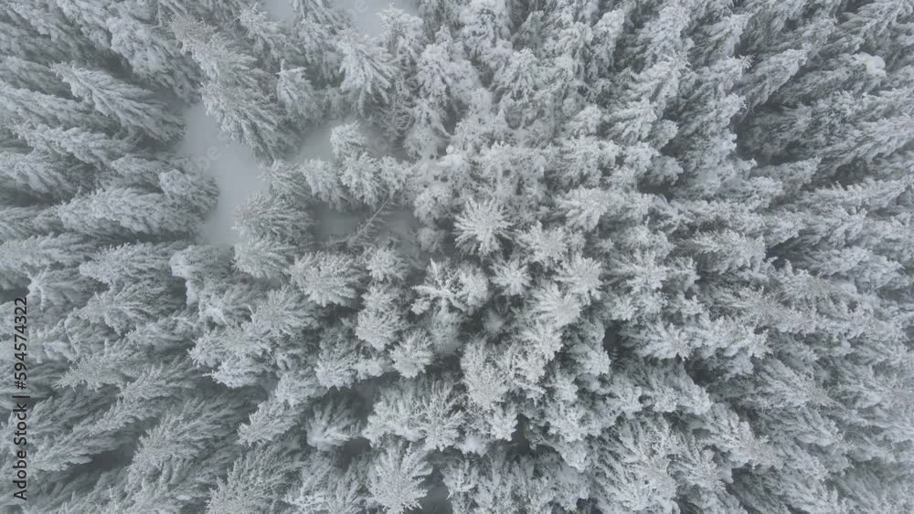 Amazing Aerial winter view of Rila mountain near Belmeken Dam, Bulgaria Amazing Aerial winter view of Rila mountain near Belmeken Dam, Bulgaria