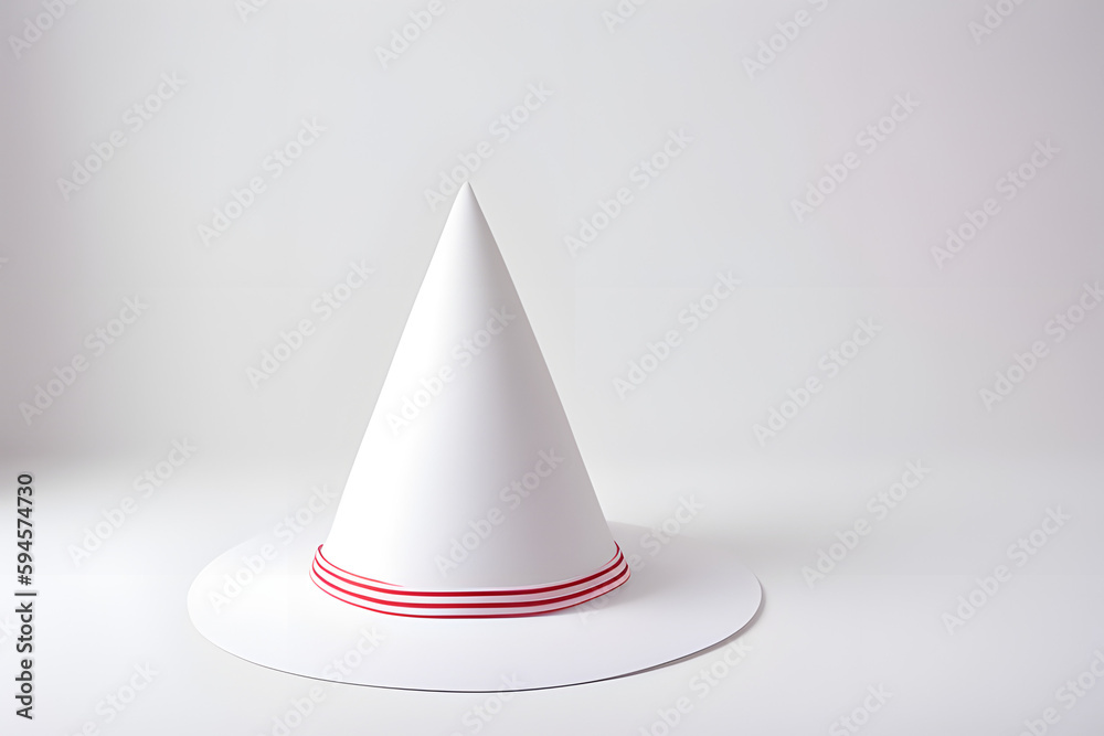 Fototapeta premium Party hat on white background