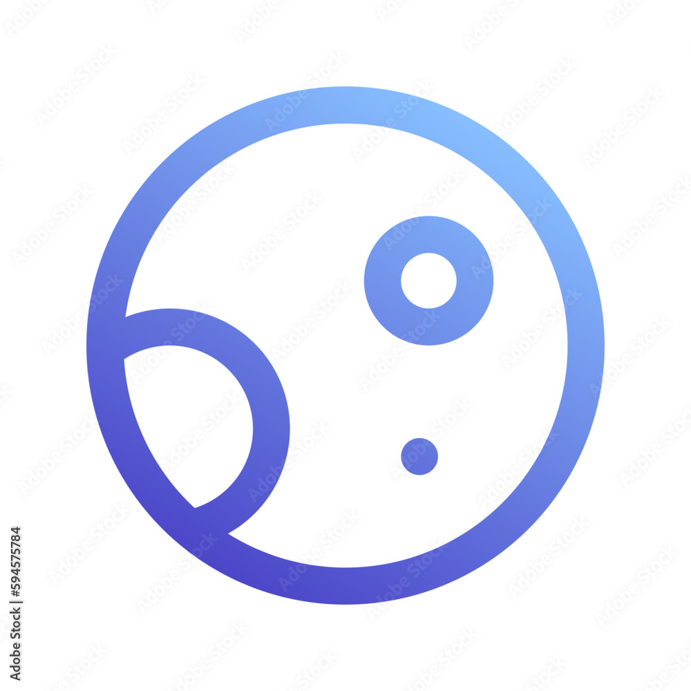 full moon gradient icon full moon gradient icon
