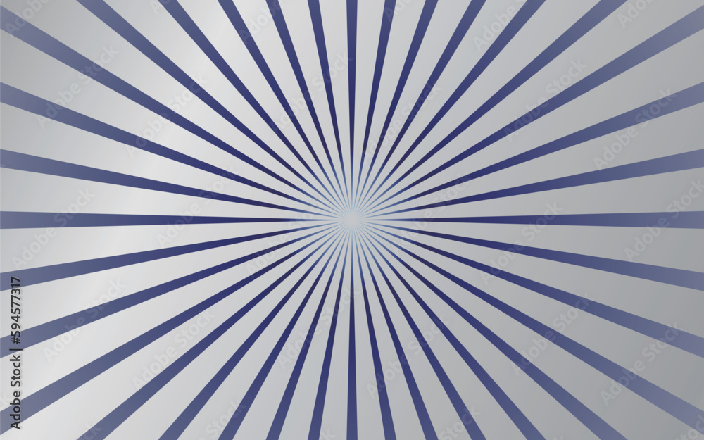 Obraz premium サンバースト 銀色と青