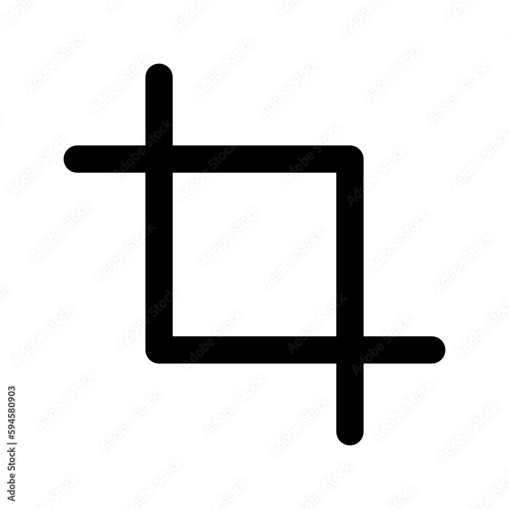 Obraz premium crop icon