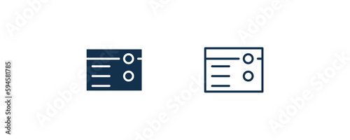 make icon. Outline and filled make icon from user interface collection. Line and glyph vector. Editable make symbol can be used web and mobile