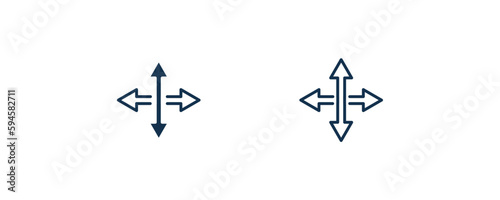 movement icon. Outline and filled movement icon from transportation collection. Line and glyph vector isolated on white background. Editable movement symbol can be used web and mobile