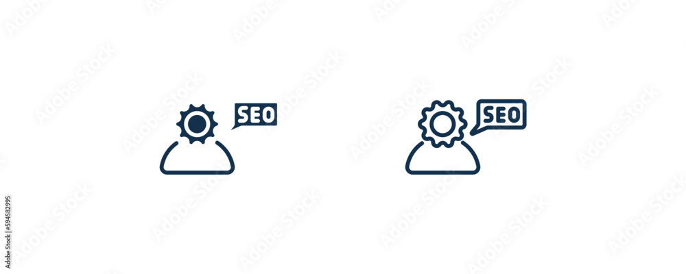 seo consulting icon. Outline and filled seo consulting icon from information technology collection. Line and glyph vector isolated on white background. Editable seo consulting symbol. seo consulting icon. Outline and filled seo consulting icon from information technology collection. Line and glyph vector isolated on white background. Editable seo consulting symbol.