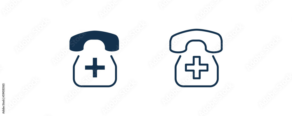 hospital phone icon. Outline and filled hospital phone icon from technology collection. Line and glyph vector isolated on white background. Editable hospital phone symbol. hospital phone icon. Outline and filled hospital phone icon from technology collection. Line and glyph vector isolated on white background. Editable hospital phone symbol.