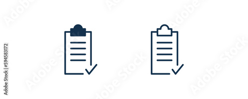 summary icon. Outline and filled summary icon from technology collection. Line and glyph vector isolated on white background. Editable summary symbol.