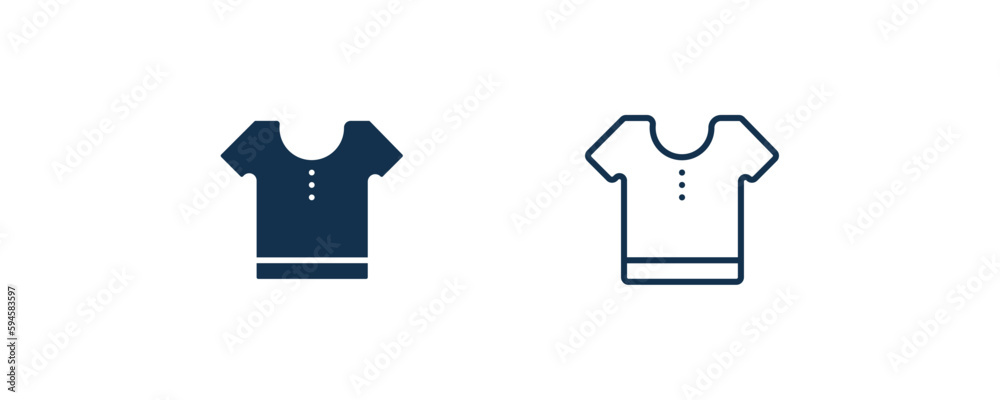 cloth icon. Outline and filled cloth icon from fashion and things collection. Line and glyph vector isolated on white background. Editable cloth symbol. cloth icon. Outline and filled cloth icon from fashion and things collection. Line and glyph vector isolated on white background. Editable cloth symbol.