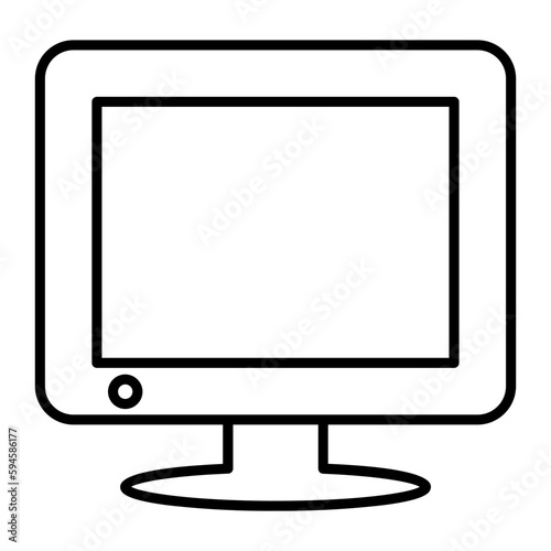 Monitor Outline Icon