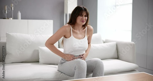 Women PMS Stomach Pain photo