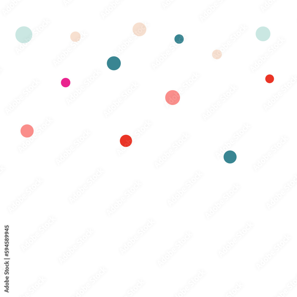 Rainbow Dot Decoration Vector White Background. Rainbow Dot Decoration Vector White Background.