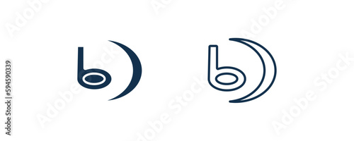 bluray icon. Outline and filled bluray icon from hardware and equipment collection. Line and glyph vector isolated on white background. Editable bluray symbol.