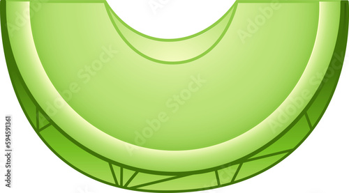 Melon Green Fruit Tropical Fresh Summer Isolated