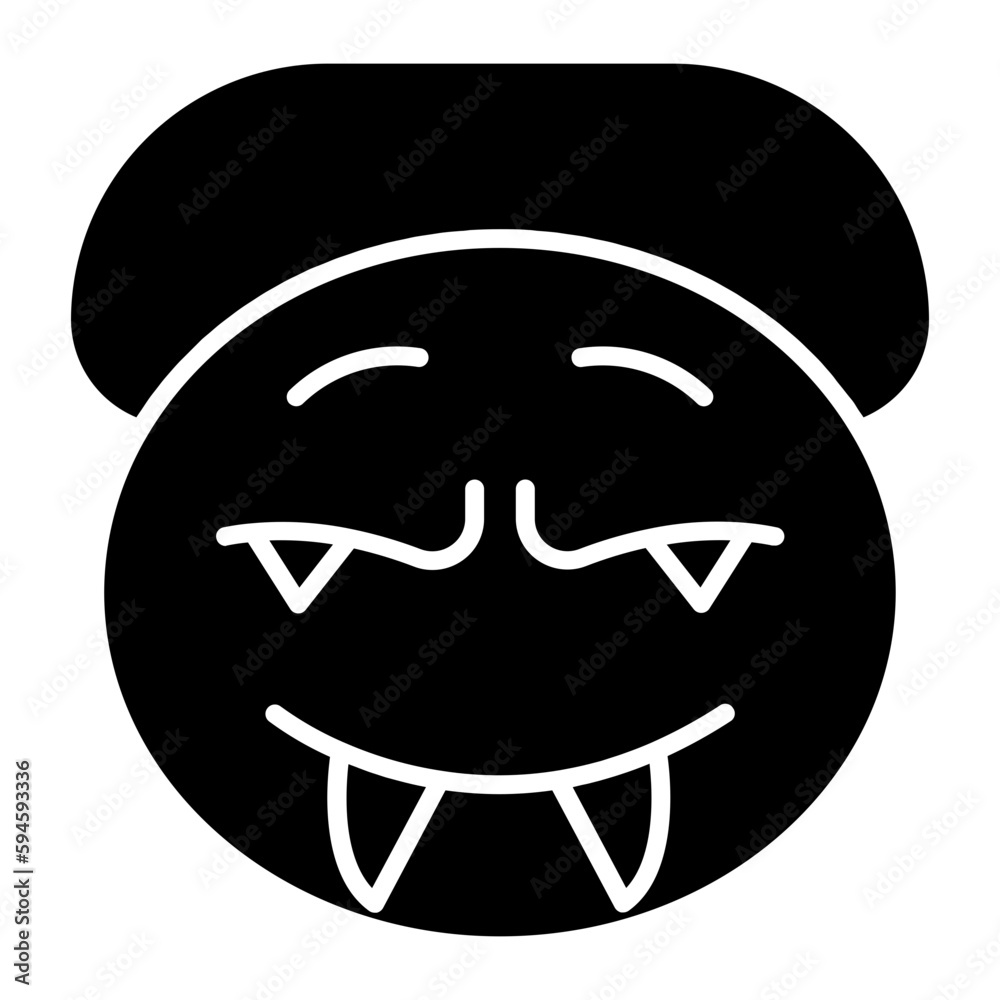 Monsters Glyph Icon Monsters Glyph Icon