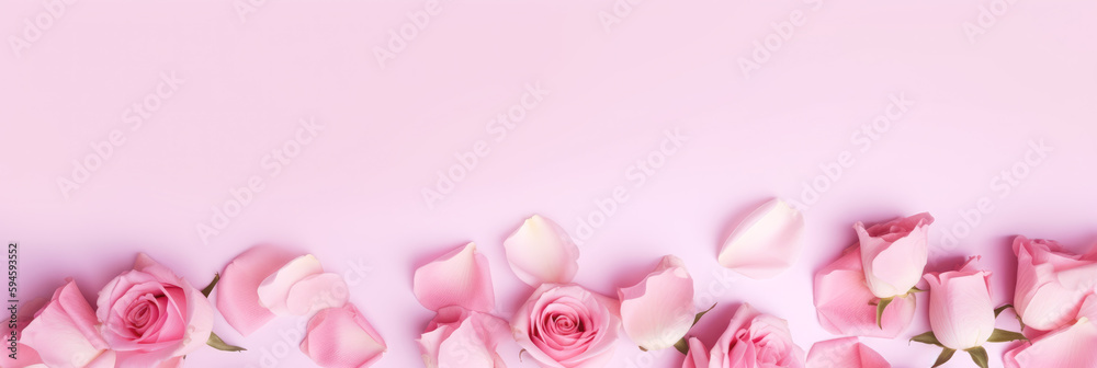 Sweet rose flower , Generative ai