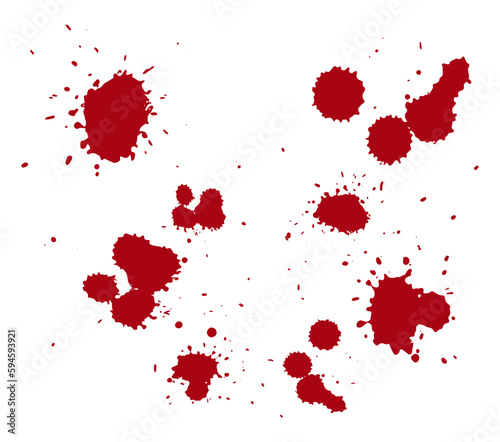 Blood spot, vector