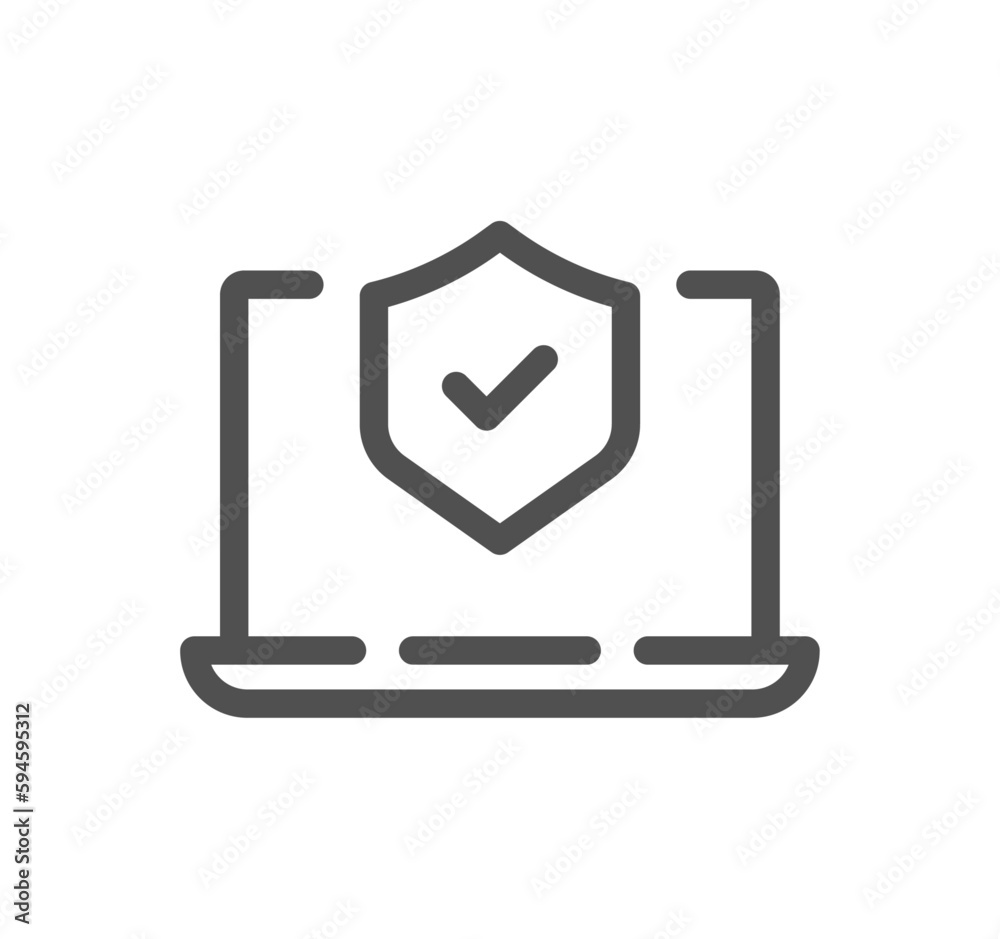Security related icon outline and linear vector. Security related icon outline and linear vector.