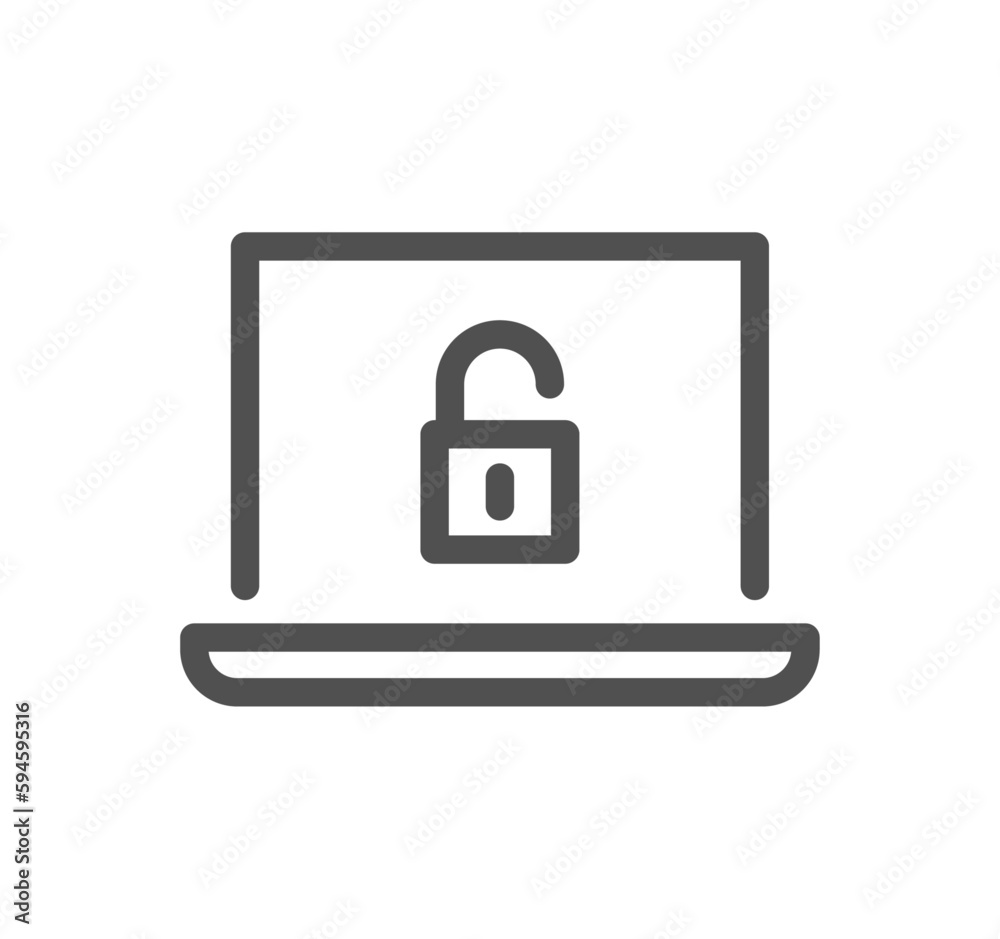 Security related icon outline and linear vector. Security related icon outline and linear vector.