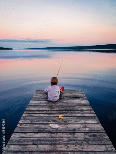 fishing on the pier