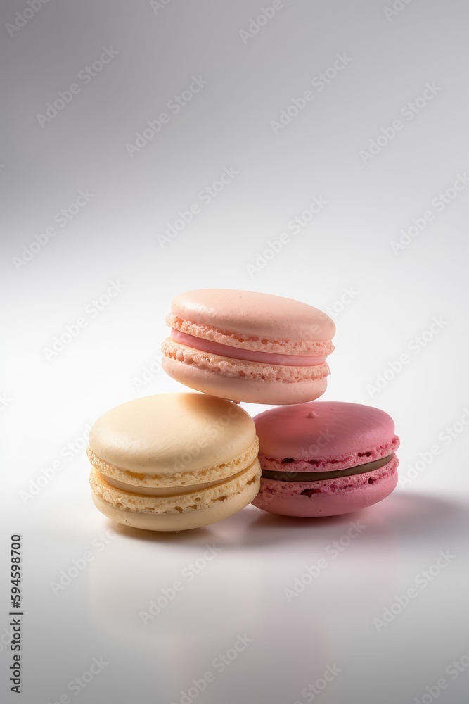 French macaroni. the most delicate cake is a cookie made of two smooth halves, fastened with stringy fillings. . Created with generative AI French macaroni. the most delicate cake is a cookie made of two smooth halves, fastened with stringy fillings. . Created with generative AI