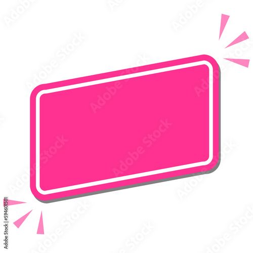 Pink Blank Banner 