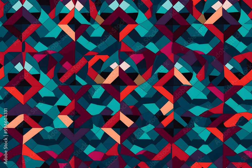 Seemless geometric pattern. AI generated Seemless geometric pattern. AI generated