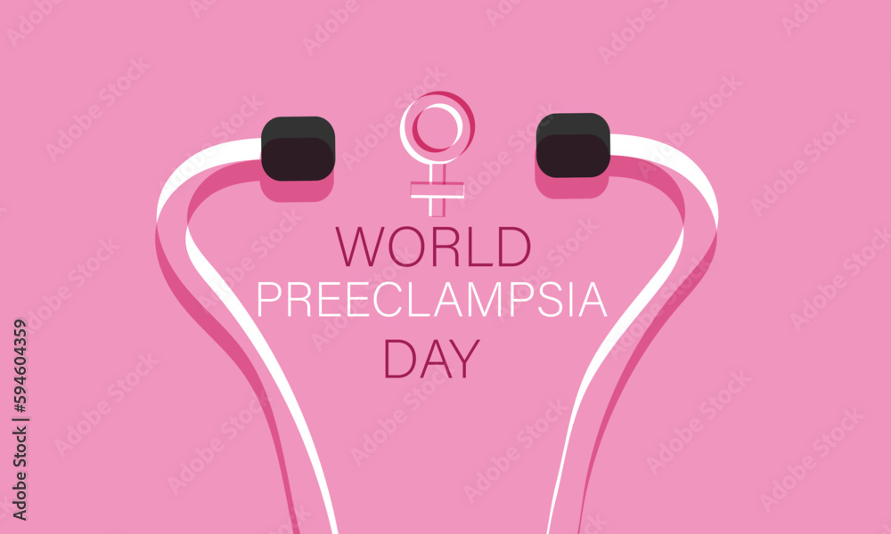 World Preeclampsia Day Template For Background Banner Card Poster