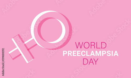 World Preeclampsia day. Template for background, banner, card, poster. vector illustration.