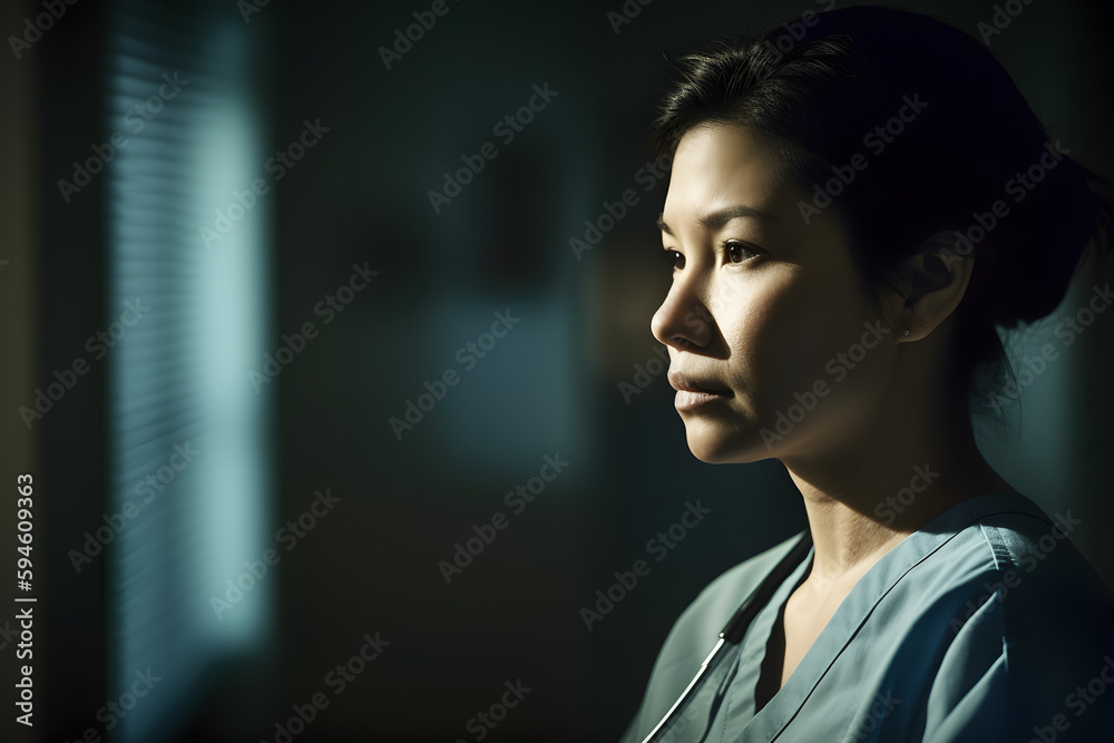 Nurses in their Job, made with an generative AI Nurses in their Job, made with an generative AI