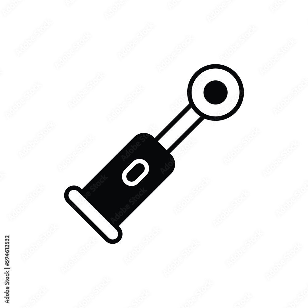 electric toothbrush icon vector stock.