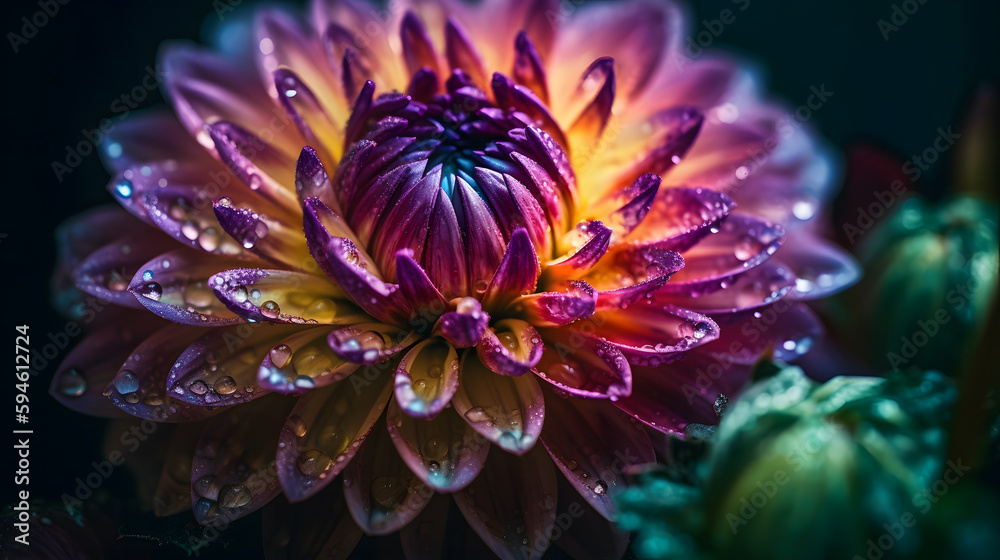 A close-up shot of a blooming flower with intricate details and vibrant colors. A close-up shot of a blooming flower with intricate details and vibrant colors.