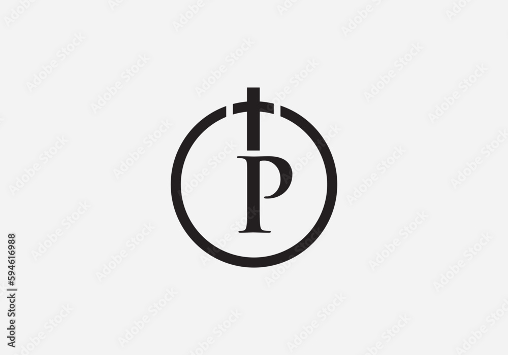 Church and Christian logo design. Emblem with cross and holy bible. Christian sign logo and religious community sign vector letters Church and Christian logo design. Emblem with cross and holy bible. Christian sign logo and religious community sign vector letters