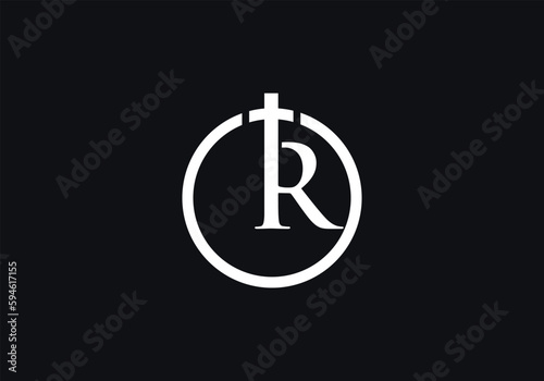 Church and Christian logo design. Emblem with cross and holy bible. Christian sign logo and religious community sign vector letters