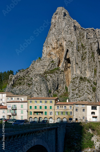 The Baume Rock in Sisteron, France