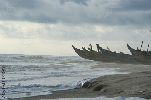 beach in the morning