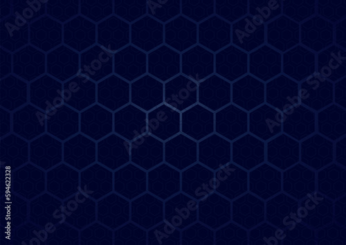 blue background with polygons with a highlight in the center