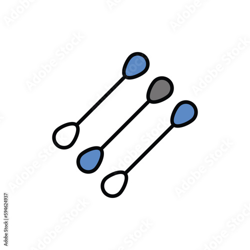 cotton pads icon vector stock.